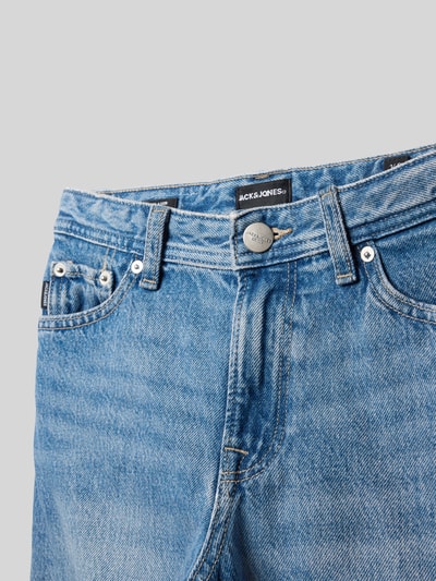 Jack & Jones Jeansy o kroju relaxed fit z efektem znoszenia model ‘CHRIS’ Niebieski 2