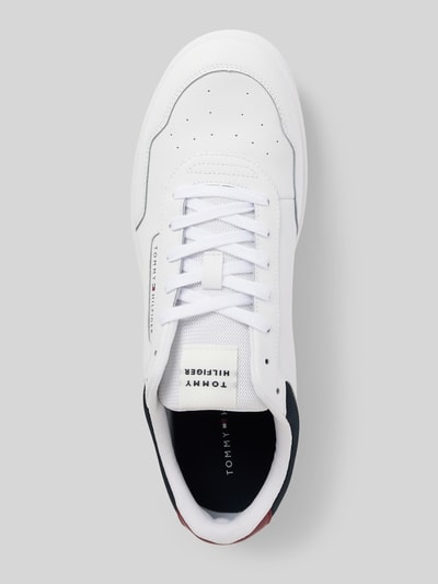 Tommy Hilfiger Sneaker aus Leder-Mix Modell 'BASKET CORE LITE' Weiss 3