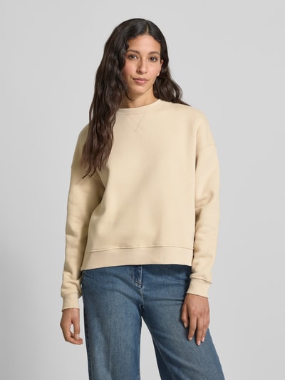 Weekend Max Mara Regular fit sweatshirt van katoenmix, model 'GERBA' Beige - 4