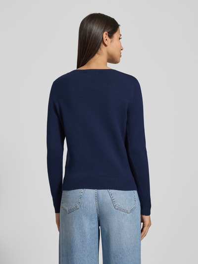 Christian Berg Woman Vest met knoopsluiting Donkerblauw - 5