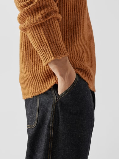 Dsquared2 Pullover mit Strasssteinbesatz Senfgelb 6
