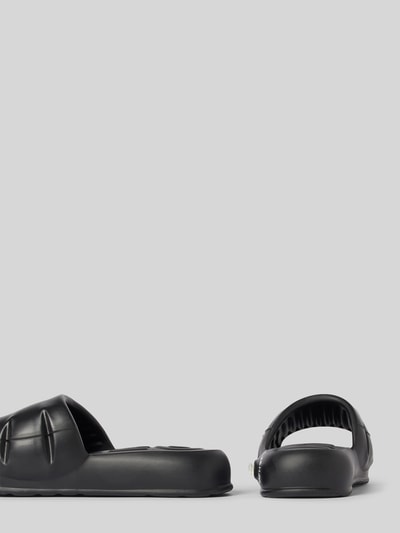 Kenzo Slides mit Label-Print Black 3