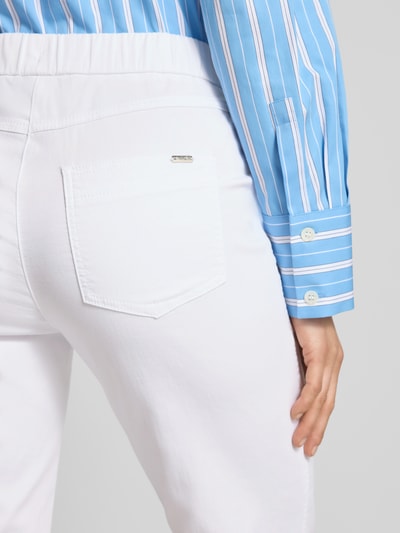 TONI Regular Fit Jogpants mit verkürztem Schnitt Modell 'Sue' Weiss 3