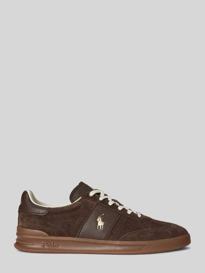 Polo Ralph Lauren Sneakers van echt suède Middenbruin - 3