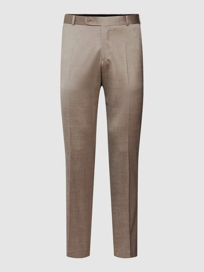 Wilvorst Pantalon met fijn motief Beige - 2