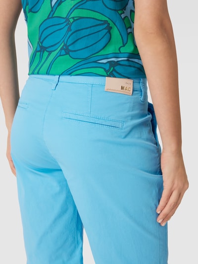 MAC Chino-Shorts mit Allover-Print Blau 3