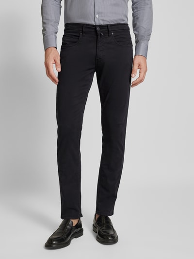 Pierre Cardin Stoffen broek met 5-pocketmodel, model 'Lyon' Zwart - 4