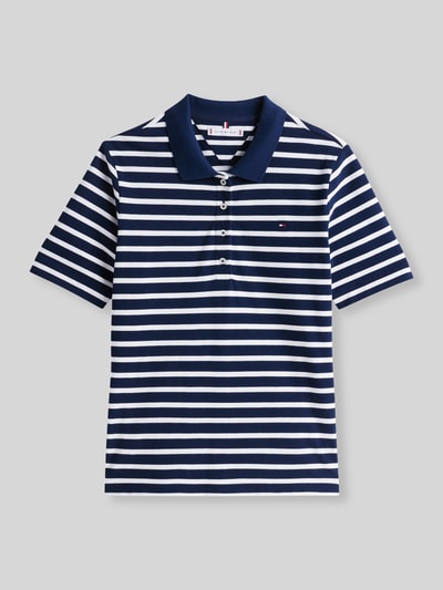 Tommy Hilfiger Regular Fit Poloshirts aus Baumwoll-Mix Marine 2