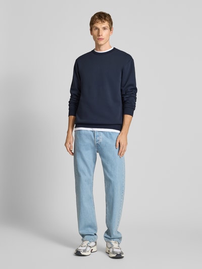 Only & Sons Regular Fit Sweatshirt aus Baumwoll-Mix Modell 'CERES' Dunkelblau 1