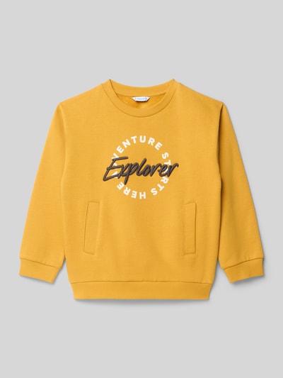 Mayoral Sweatshirt mit Eingrifftaschen Senf 1