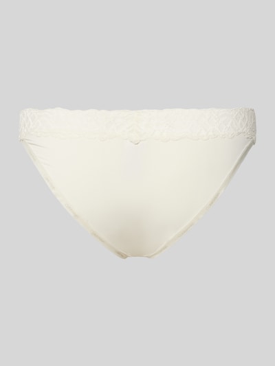 Calvin Klein Underwear Slip mit Spitzenbesatz Offwhite 3