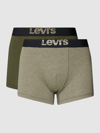 Levi's® Trunks mit Label-Stitching Oliv 2