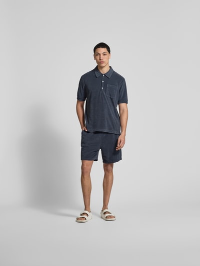 Closed Regular Fit Poloshirt mit Brusttasche Bleu 1