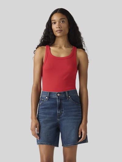 Levi's® Slim Fit Top aus Baumwoll-Mix Rot 4