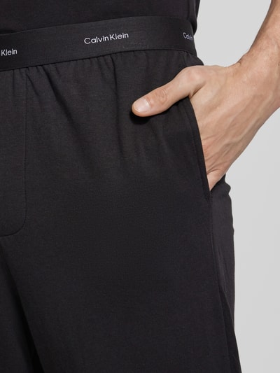 Calvin Klein Underwear Regular Fit Sweatpants mit Label-Bund Black 3