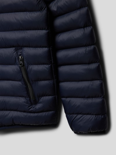 CARS JEANS Steppjacke mit Label-Patch Modell 'yeschky' Marineblau 2