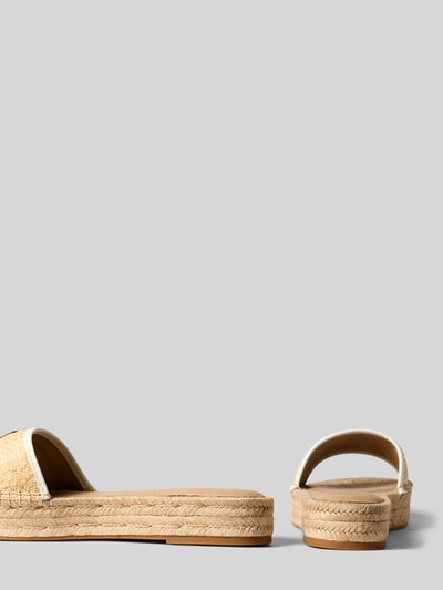Lauren Ralph Lauren Pantoletten aus echtem Leder Modell 'POLLY 4' Sand 2
