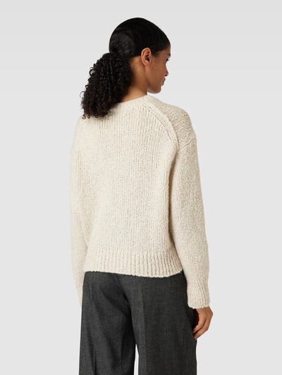 Marc O'Polo Strickpullover aus Woll-Mix mit Rundhalsausschnitt Offwhite 5