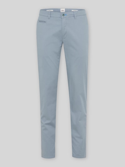 Brax Smalle broek van katoenmix model 'Fabio' Blauw - 2
