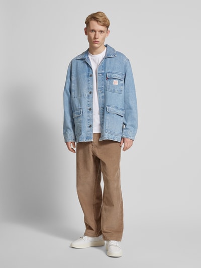 Levi's® Jeansjacke mit Brusttaschen Modell 'BROADWAY' Hellblau 1