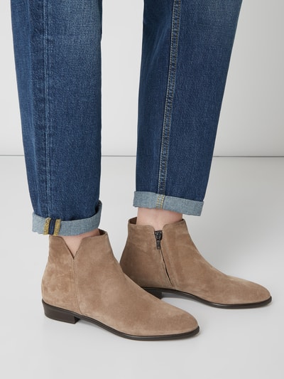 Cinque Booties aus Veloursleder  Taupe 3