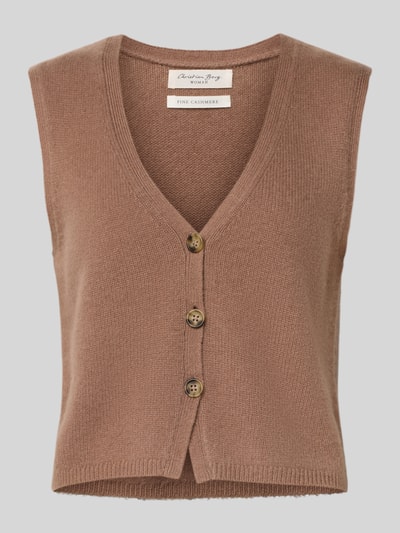Christian Berg Woman Weste aus reinem Kaschmir Hazel 2