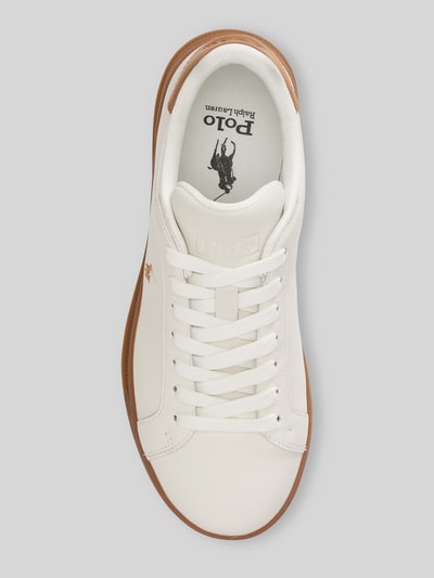 Polo Ralph Lauren Sneaker aus echtem Leder Weiss 3