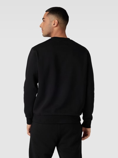 CHAMPION Sweatshirt mit Label-Details Modell 'Rochester' Black 5