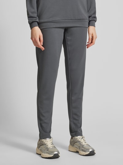 Soyaconcept Slim fit sweatpants met tunnelkoord, model 'BANU' Middengrijs - 4