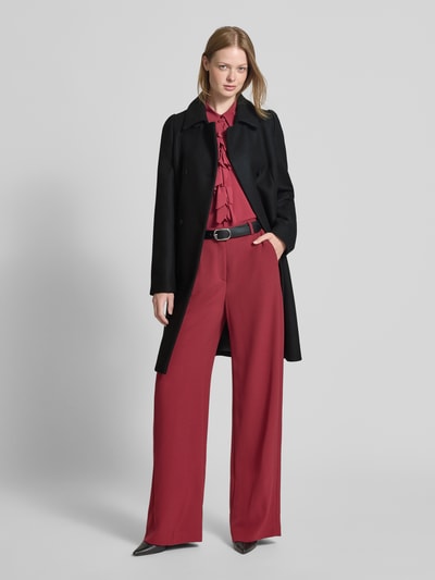 BOSS Regular Fit Mantel aus Woll-Mix Modell 'CONIZA' Black 1