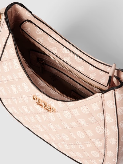 Guess Hobo Bag mit Label-Detail Modell 'ABEY' Rose 4