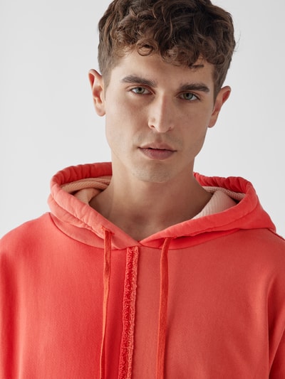 Greg Lauren Hoodie im Patchwork-Look Rot 3