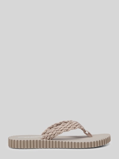Marc O'Polo Teenslippers in vlechtlook model 'SANDY' Beige - 2