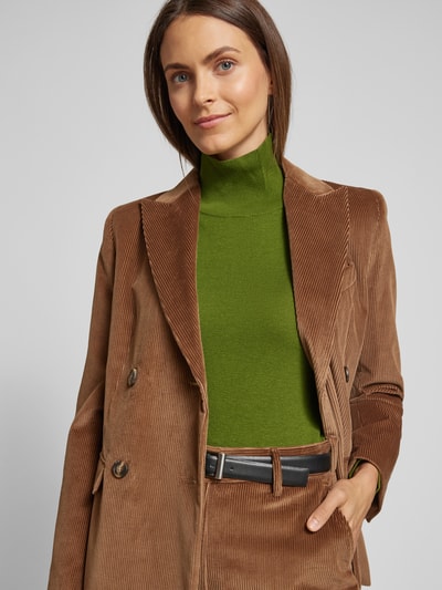 Weekend Max Mara Gebreide pullover met opstaande kraag, model 'KIKU' Groen - 3