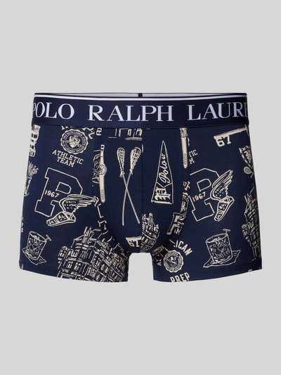 Polo Ralph Lauren Underwear Trunks mit Label-Bund Marine 1