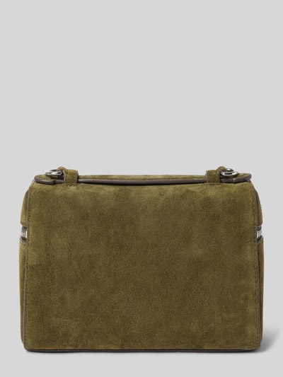 Tory Burch Henkeltasche aus Rindsnappa mit Doppelzipper Khaki 3