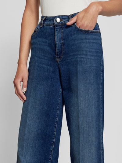 Marc Cain Wide leg jeans in 5-pocketmodel Blauw - 3