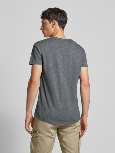 Tommy Jeans T-Shirt mit Label-Stitching Anthrazit 5