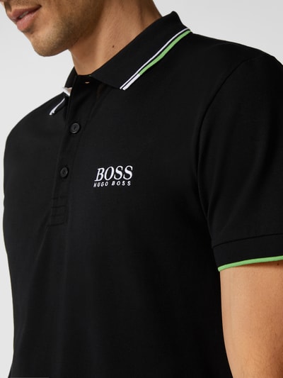 BOSS Green Poloshirt mit Logo-Stickerei Modell 'Paddy Pro' Black 3