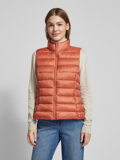 Jake*s Casual Bodywarmer met opstaande kraag Terracotta - 4