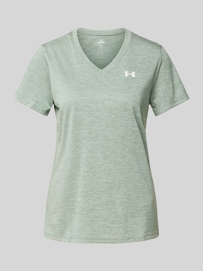 Under Armour T-Shirt mit V-Ausschnitt Schilf 1