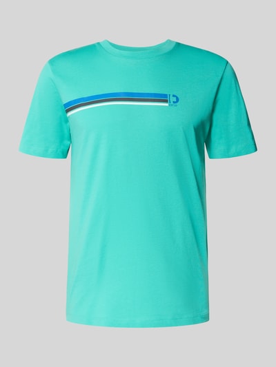 Tom Tailor Denim Regular Fit T-Shirt aus reiner Baumwolle Gruen 2