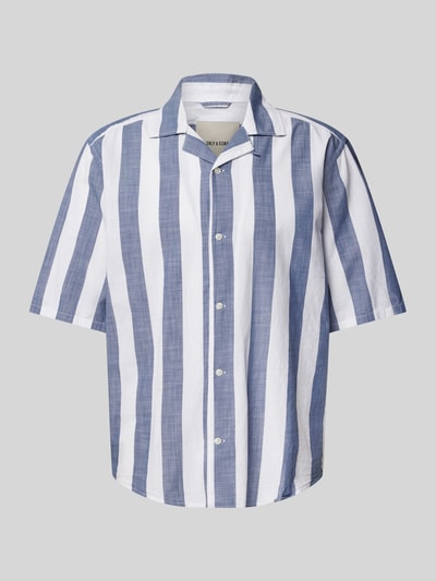 Only & Sons Koszula casualowa o kroju relaxed fit z kołnierzykiem typu resort model ‘TES’ Jeansowy niebieski 2
