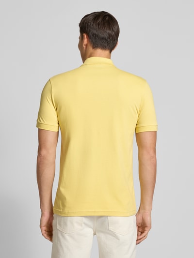 BOSS Orange Slim Fit Poloshirt aus Baumwoll-Mix GELB 5