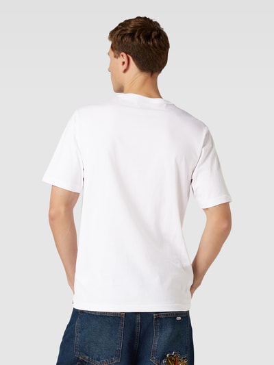 Dickies T-shirt z nadrukiem z logo model ‘AITKIN’ Biały 5