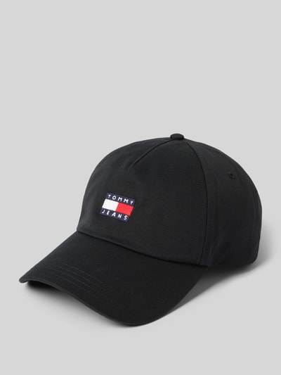 Tommy Jeans Basecap mit Label-Stitching BLACK 1