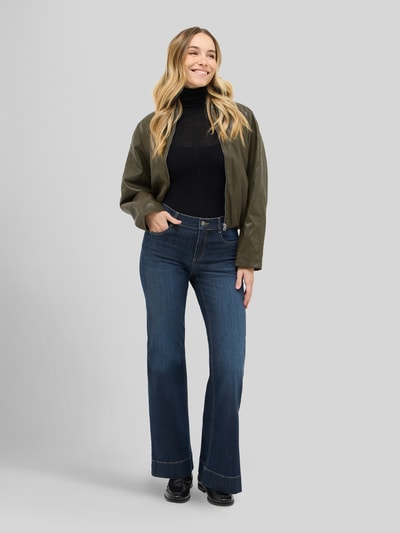 ANGELS Bootcut-Jeans aus Baumwoll-Mix Modell 'Luna' Dunkelblau 1