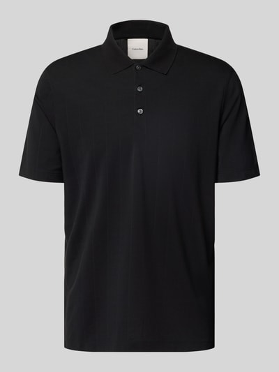 CK Calvin Klein Regular fit poloshirt met 1/2-mouwen Zwart - 2