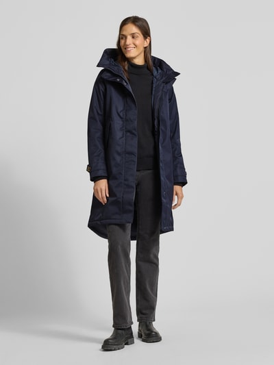 Didriksons Parka met capuchon, model 'LUNA' Donkerblauw - 1