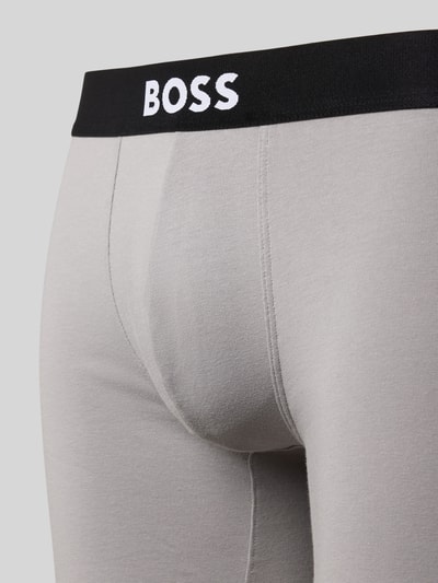 BOSS Regular Fit Trunks aus Baumwoll-Elasthan-Mix im 3er-Pack Hellblau 2